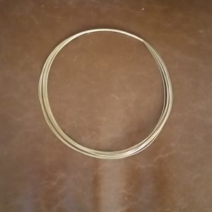 Gold Vermeil (925) layered choker 17"